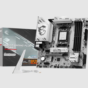 MSI B850M GAMING PLUS WIFI6E, mATX, Socket AM5, 4x DDR5 Dual Channel DDR5 up to 8200(OC)MHz, 1x PCIe x16 slot, 2x M.2 slot, 4x USB 5Gbps, 3x USB 10Gbps, 1x USB 10Gbps Type-C, HDMI, DP, 7.1 HD Audio, 2.5G LAN, WIFI, BT, 3Y
