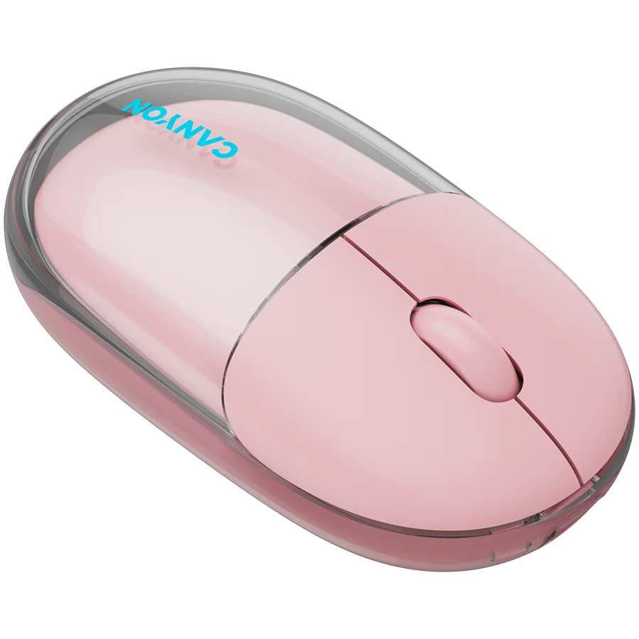 CANYON mouse OnClick 24 BT/ Wireless Transparent/Pink