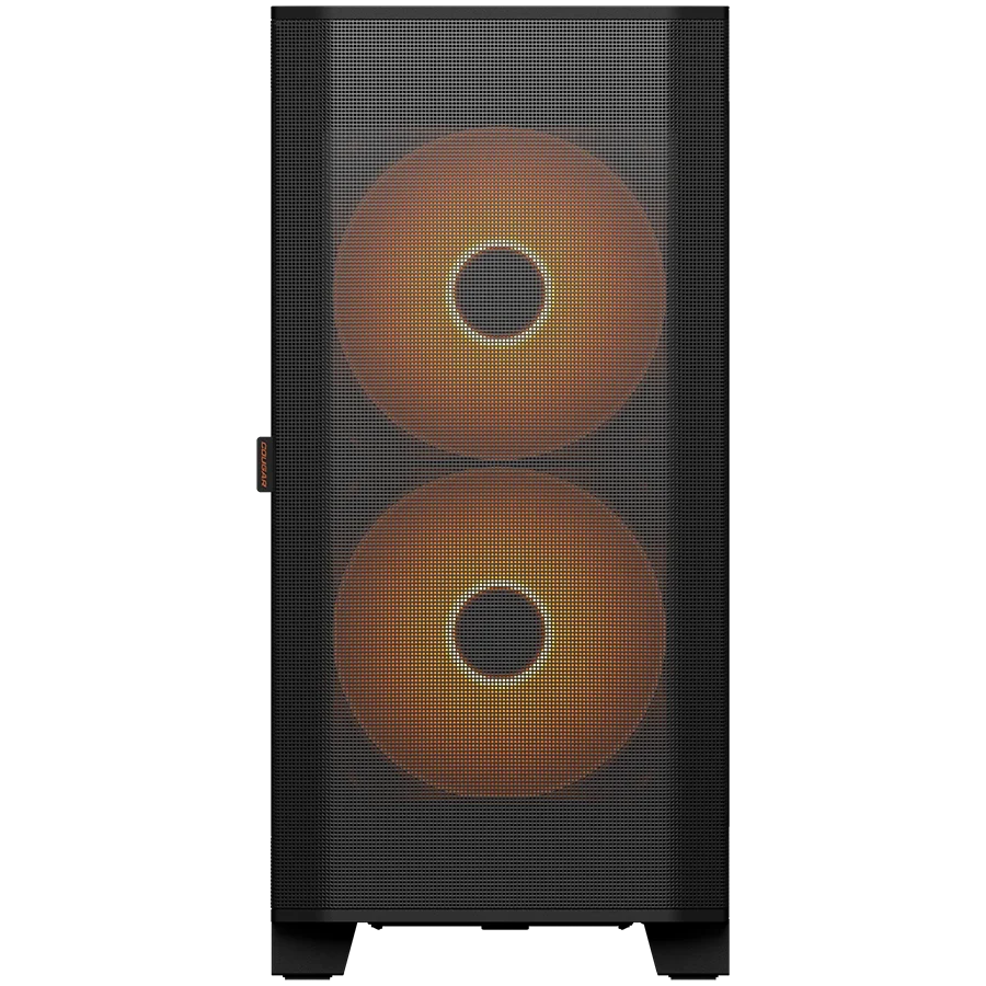 COUGAR AIRFACE FLO RGB PC Case, Mid Tower, Black