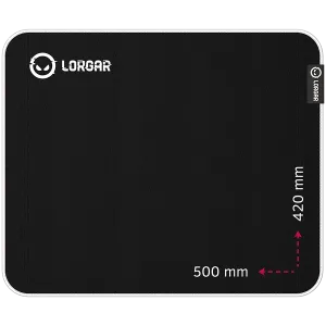 Lorgar Legacer 755, Gaming mouse pad, Ultra-gliding surface, Purple anti-slip rubber base, size: 500mm x 420mm x 3mm, weight 0.45kg