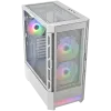 COUGAR AIRFACE RGB PC Case, Mid Tower, White
