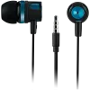 CANYON Stereo earphones with microphone, 1.2M, green