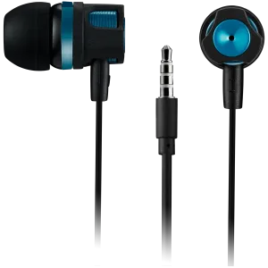CANYON Stereo earphones with microphone, 1.2M, green