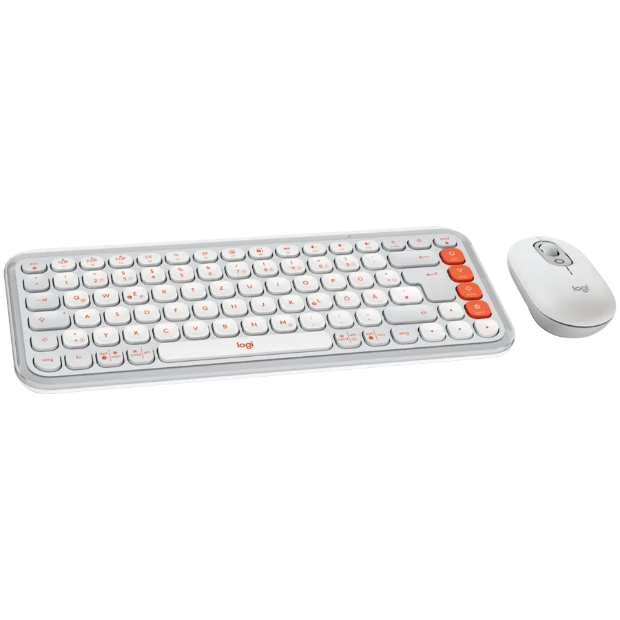 LOGITECH POP ICON COMBO - OFF WHITE - US INT'L - BT - INTNL-973 LOGITECH POP ICON COMBO - OFF WHITE - US INT'L - BT - INTNL-973