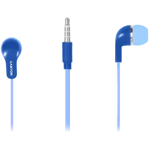 CANYON Stereo Earphones with inline microphone, Blue