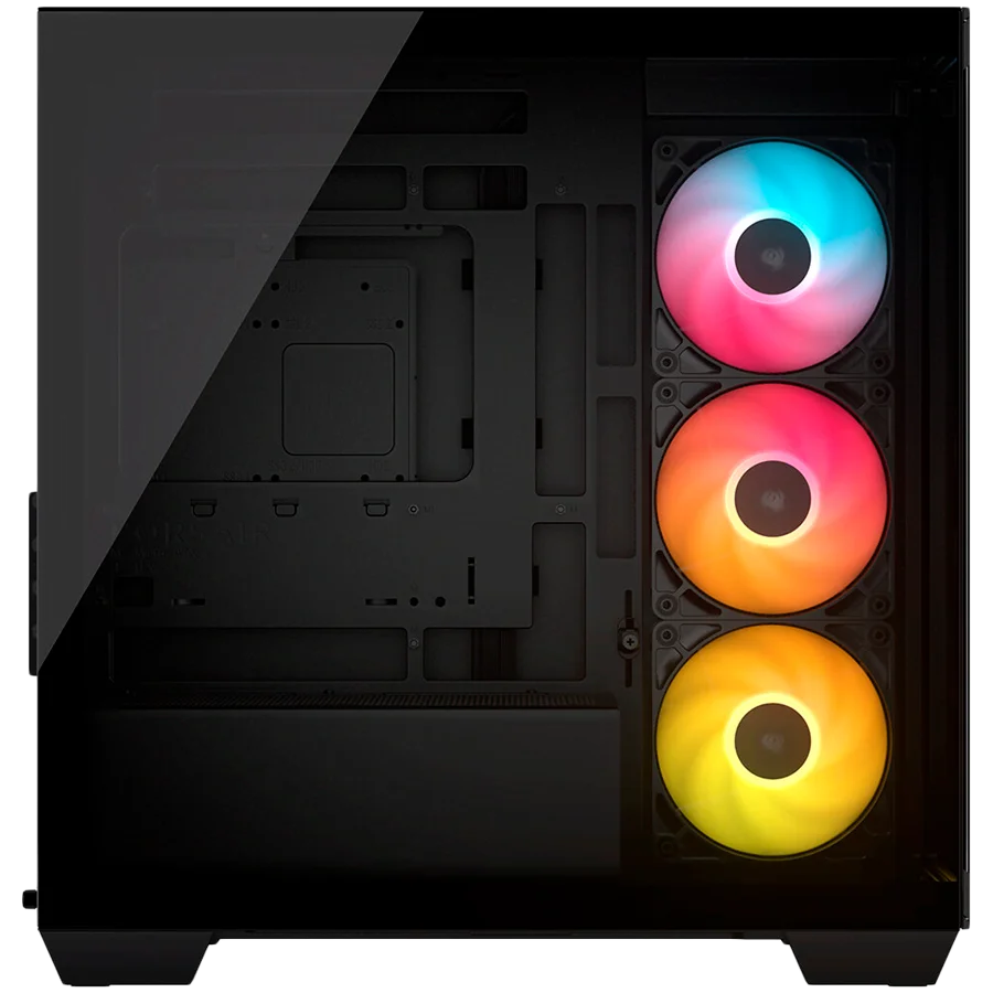 Corsair 2800X RS-R ARGB Panoramic Glass Micro-ATX Case, Black