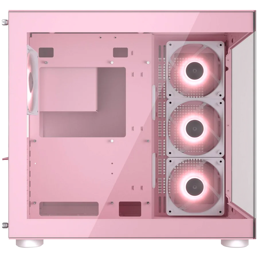 COUGAR FV150 RGB PC Case, Mid tower, Pink