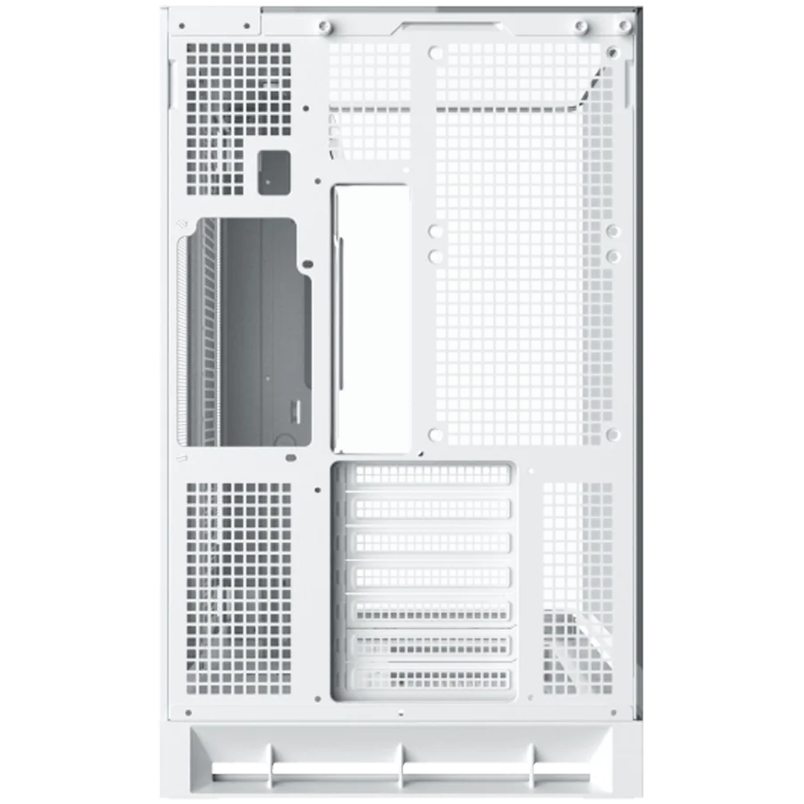 Pano II Arctic EN48425 (WH,U3x2+Type C,Curved TG,6PCS H22A WH Reverse & 2PCS H22A WH,ARGB & PWM Remote Control Box)