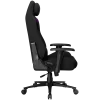 LORGAR CHA41, Ergonomic Gaming Chair Advanced, premium anti-stain fabric, Black/purple