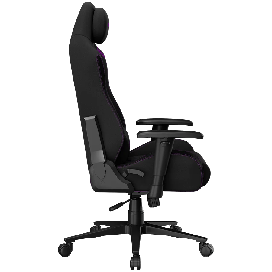 LORGAR CHA41, Ergonomic Gaming Chair Advanced, premium anti-stain fabric, Black/purple