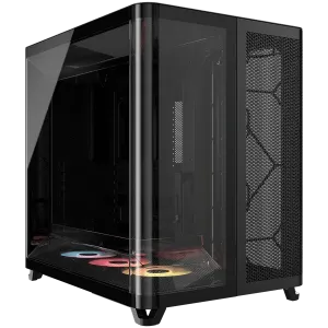 CORSAIR AIR 5400 RS-R ARGB Tempered Glass Mid-Tower, Black