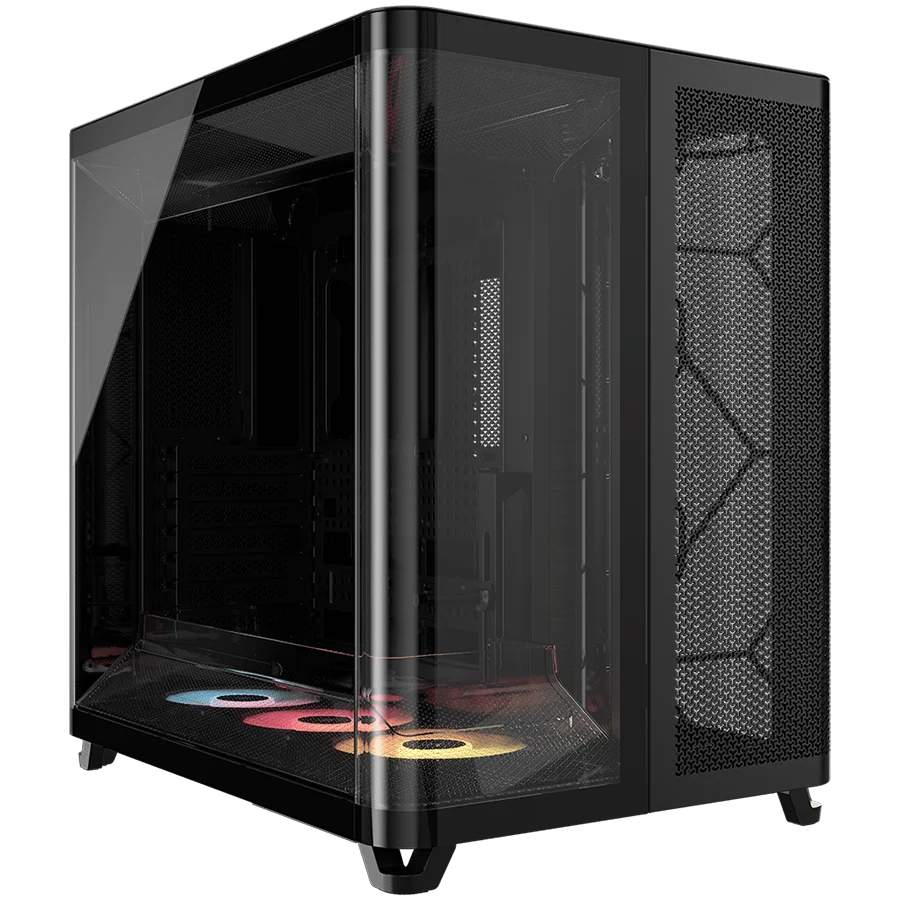 CORSAIR AIR 5400 RS-R ARGB Tempered Glass Mid-Tower, Black CORSAIR AIR 5400 RS-R ARGB Tempered Glass Mid-Tower, Black