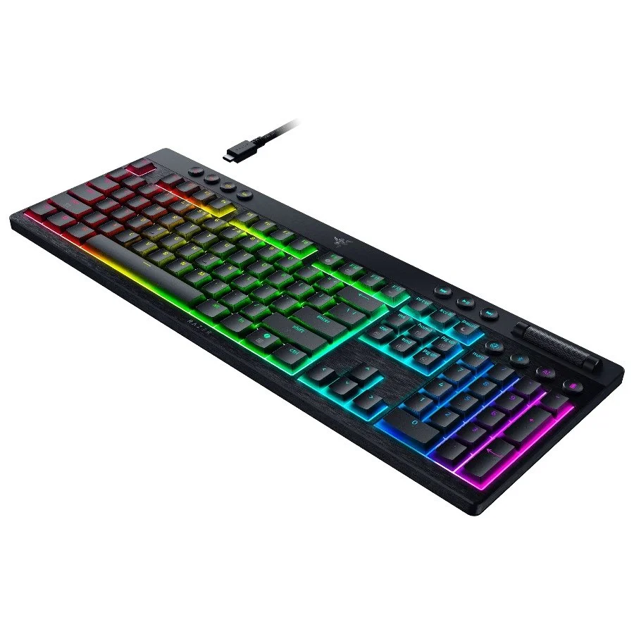 Razer BlackWidow V4 Low-profile HyperSpeed (Green Switch) - US Layout - Gaming Keyboard