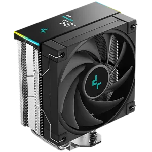 DeepCool AK400 DIGITAL SE, CPU Air Cooler, 1x120mm FK120 PWM Fan, Digital Display, ARGB, 4 Heatpipes, Black, LGA1851/1700/1200/115x, AMD AM5/AM4, 126x97x157 mm(LxWxH), R-AK400-BKADMN-GJD, 3Y