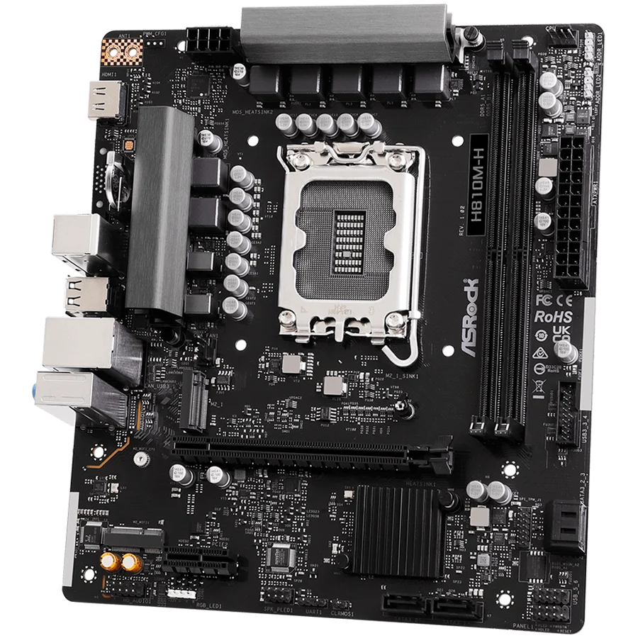 ASROCK H810M-H mATX LGA1851 DDR5