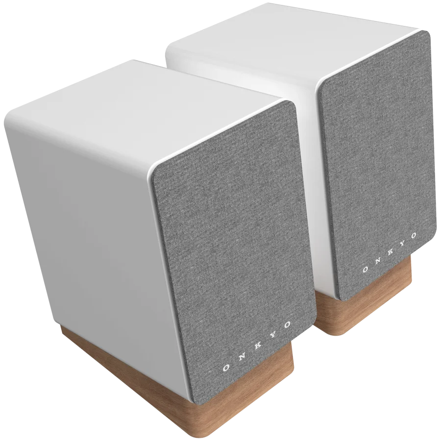 Onkyo Creator Series GX-10DB Powered Speakers, White, pair