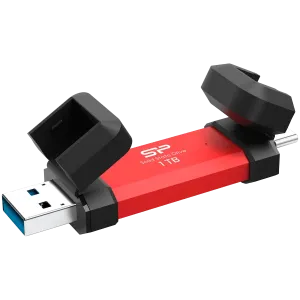 Silicon Power UC3S72 1TB, USB3.2 Gen2,DS72, Red