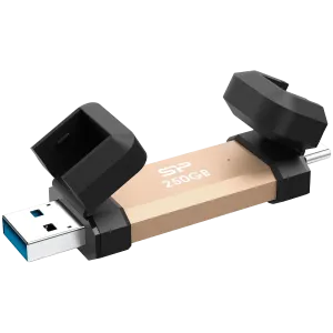 Silicon Power UC3S72 250GB, USB3.2 Gen2,DS72, Gold