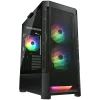 COUGAR AIRFACE RGB PC Case, Mid Tower, Black