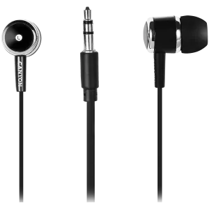 CANYON Stereo earphones with microphone, Black CANYON Stereo earphones with microphone, Black