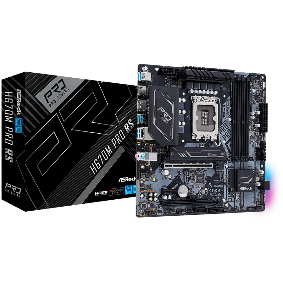 ASRock MB INTEL H670/4DDR4/4SATA3