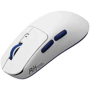 ROYAL KLUDGE M30 White Blue Gaming Mouse PAW 33111K