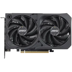 MSI Video Card NVIDIA GeForce RTX 5050 8G SHADOW 2X OC, 8GB GDDR6, 128-bit, 2602 MHz Boost, 2560 CUDA Cores, PCIe 5.0 (x8), 3x DP 2.1b, HDMI 2.1b, RAY TRACING, Dual Fan, 130W TDP, 8-pin PCIe Power, G-SYNC, 2-Slot, 3Y