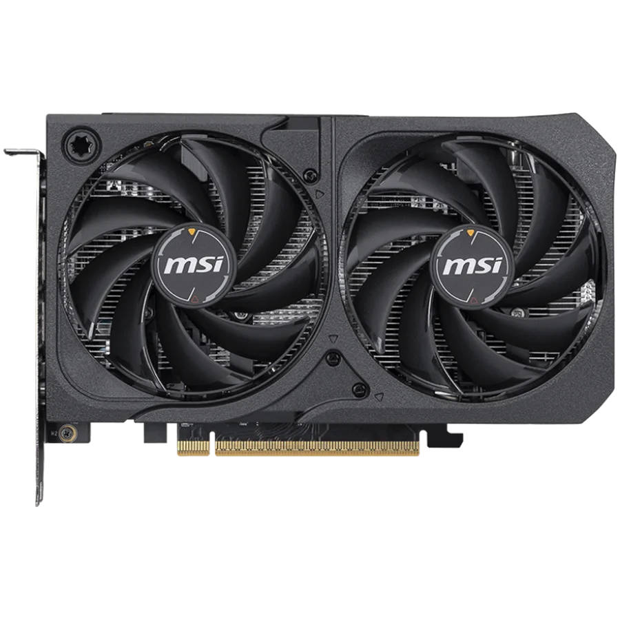 MSI Video Card NVIDIA GeForce RTX 5050 8G SHADOW 2X OC, 8GB GDDR6, 128-bit, 2602 MHz Boost, 2560 CUDA Cores, PCIe 5.0 (x8), 3x DP 2.1b, HDMI 2.1b, RAY TRACING, Dual Fan, 130W TDP, 8-pin PCIe Power, G-SYNC, 2-Slot, 3Y