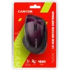 CANYON 2.4Ghz wireless mouse, optical tracking - blue LED, 6 buttons, DPI 1000/1200/1600, Purple pearl glossy