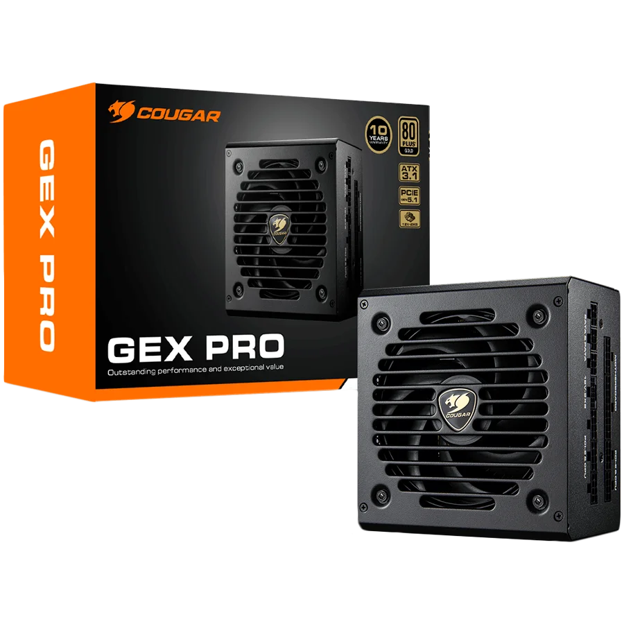 COUGAR GEX PRO 850 PSU, 80 plus Gold, 850W, Fully Modular