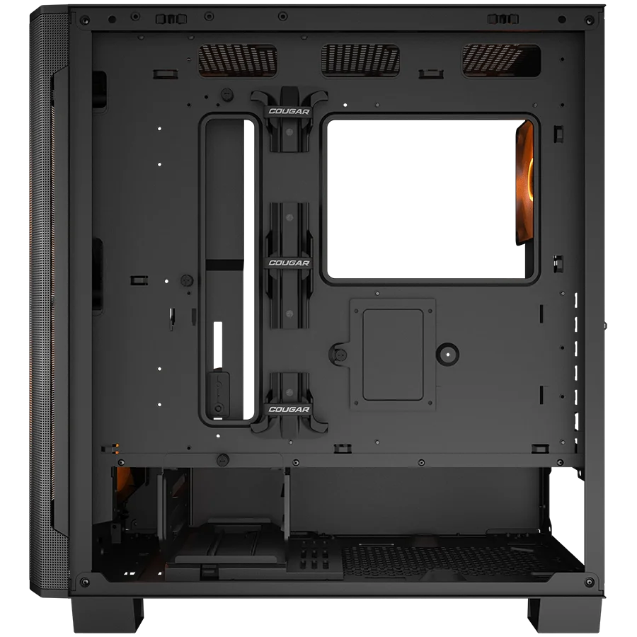 COUGAR AIRFACE FLO RGB PC Case, Mid Tower, Black