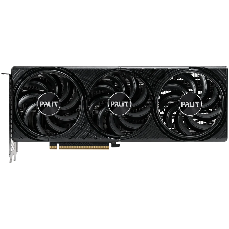 PALIT GeForce RTX 5070 Infinity 3 12GB GDDR7 192 bit, 1x HDMI 2.1b, 3x DP 2.1b, 3 Fan, 1x 16-pin pwr connector, 650W, board size 291.9 x 116.6 x 41.3 mm, NE75070019K9-GB2050S