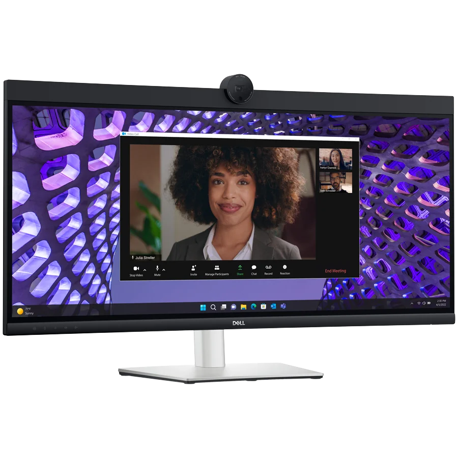 Monitor LED Dell P3424WEB Curved Video Conferencing 34