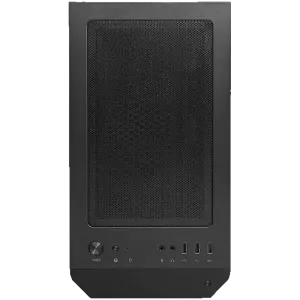 MSI MAG FORGE M100R, M-ATX Tower, M-ATX/ M-ITX, 1x USB 3.2 Gen 1 Type-A, 2x USB 2.0 Type-A, 1x Audio, 1x Mic, Power Button, 4x 120mm ARGB Fans, LED Button, ARGB Control Board, Mesh Panel, Tempered Glass