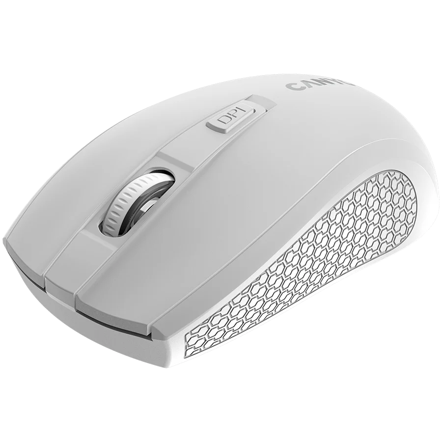 CANYON MW-7, 2.4Ghz wireless mouse, 6 buttons, DPI 800/1200/1600, with 1 AA battery ,size 110*60*37mm,58g,white CANYON MW-7, 2.4Ghz wireless mouse, 6 buttons, DPI 800/1200/1600, with 1 AA battery ,size 110*60*37mm,58g,white