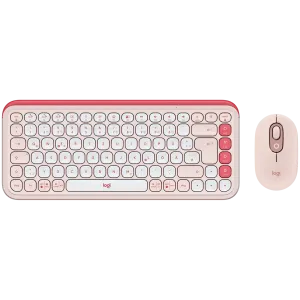 LOGITECH POP ICON COMBO - ROSE - US INT'L - BT  - INTNL-973