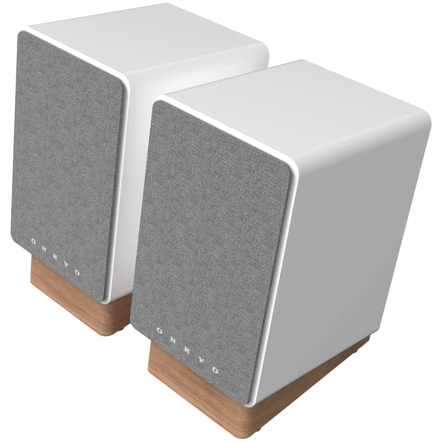 Onkyo Creator Series GX-30ARC Powered Speakers, White, pair