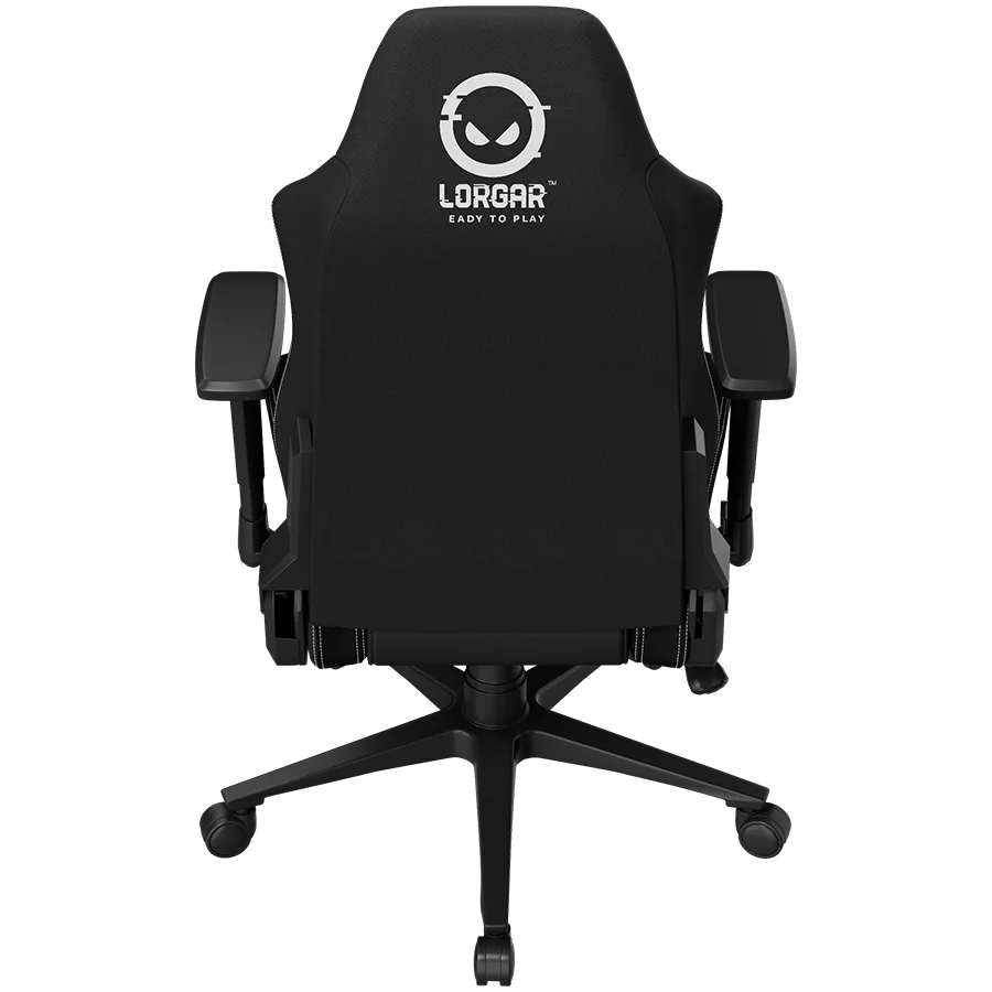 LORGAR CHA41, Ergonomic Gaming Chair Advanced, premium anti-stain fabric, Black/white