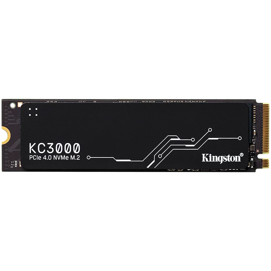 Kingston KC3000 512GB SSD, M.2 2280, PCIe 4.0 NVMe, Read/Write 7000/3900MB/s, Random Read/Write: 450K/900K IOPS