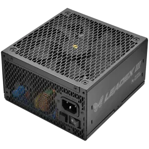 Super Flower Leadex III Gold 1000W ATX 3.1, 80 Plus Gold, Fully Modular, Flat Black Cables, 140mm Fan, 150mmx150mmx86mm, 7 Year Warranty