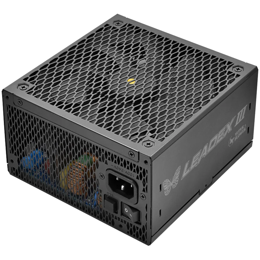 Super Flower Leadex III Gold 1000W ATX 3.1, 80 Plus Gold, Fully Modular, Flat Black Cables, 140mm Fan, 150mmx150mmx86mm, 7 Year Warranty