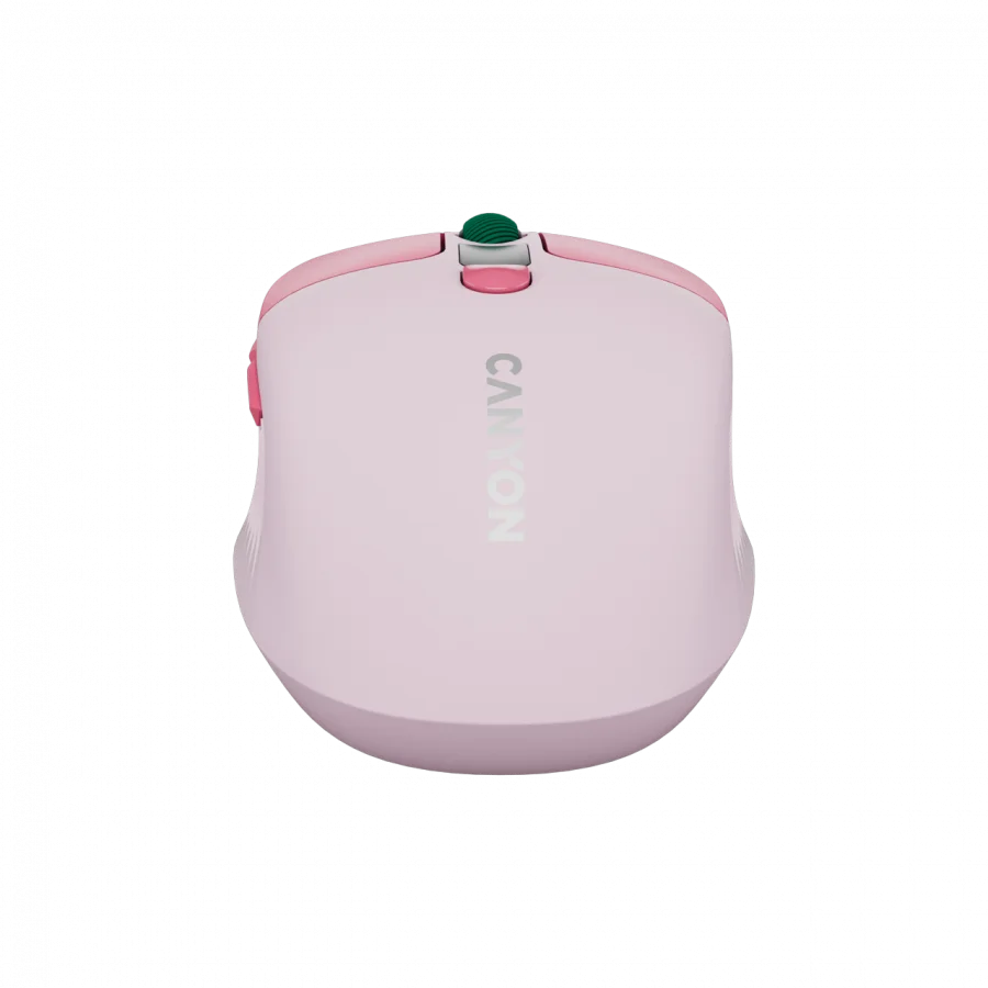 CANYON mouse MW-26 LCD Silent Dual Mode Wireless Pink