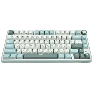 ROYAL KLUDGE R75 Sky Cyan Gaming Keyboard K silver switch