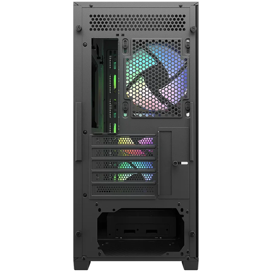 COUGAR MX600 Mini V2 RGB PC Case, Mini Tower, Black