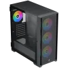 Xigmatek Master X II (Black, EATX, U3x1 & U2x2, Front Meshed Grill & Left TG, 4PCS Z20A & ARGB PCB)