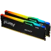 Kingston 64GB 5600MT/s DDR5 CL36 DIMM (Kit of 2) FURY Beast RGB