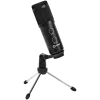LORGAR Soner 313, Gaming Microphones, Black, USB condenser microphone with Volume Knob & Echo Kob, including 1x Microphone, 1 x 2.5M USB Cable, 1 x Tripod Stand, 1 x User Manual, body size: Φ47.4*158.2*48.1mm, weight: 243.0g