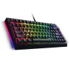 Razer BlackWidow V4 75%, Gaming Keyboard, US Layout, Razer Chroma RGB, Hot-swappable Design, Detachable Type C Cable, PCB & Case sound dampening foam, Up to 8,000 Hz polling rate, Doubleshot ABS Keycaps, Magnetic Plush Leatherette