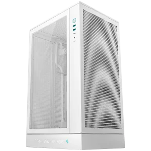 DeepCool CH270 DIGITAL WH, Mini Tower, Mini-ITX/Micro-ATX, 2xUSB3.0, 1xType-C Gen 2, 1xAudio/Mic, Mesh Panel, White, R-CH270-WHNDM0-G-1, 2Y