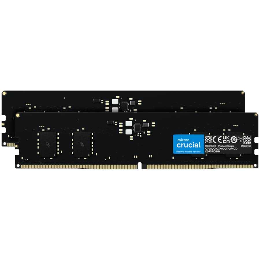 Crucial 16GB Kit (2x8GB) DDR5-5600 UDIMM CL46 (16Gbit)